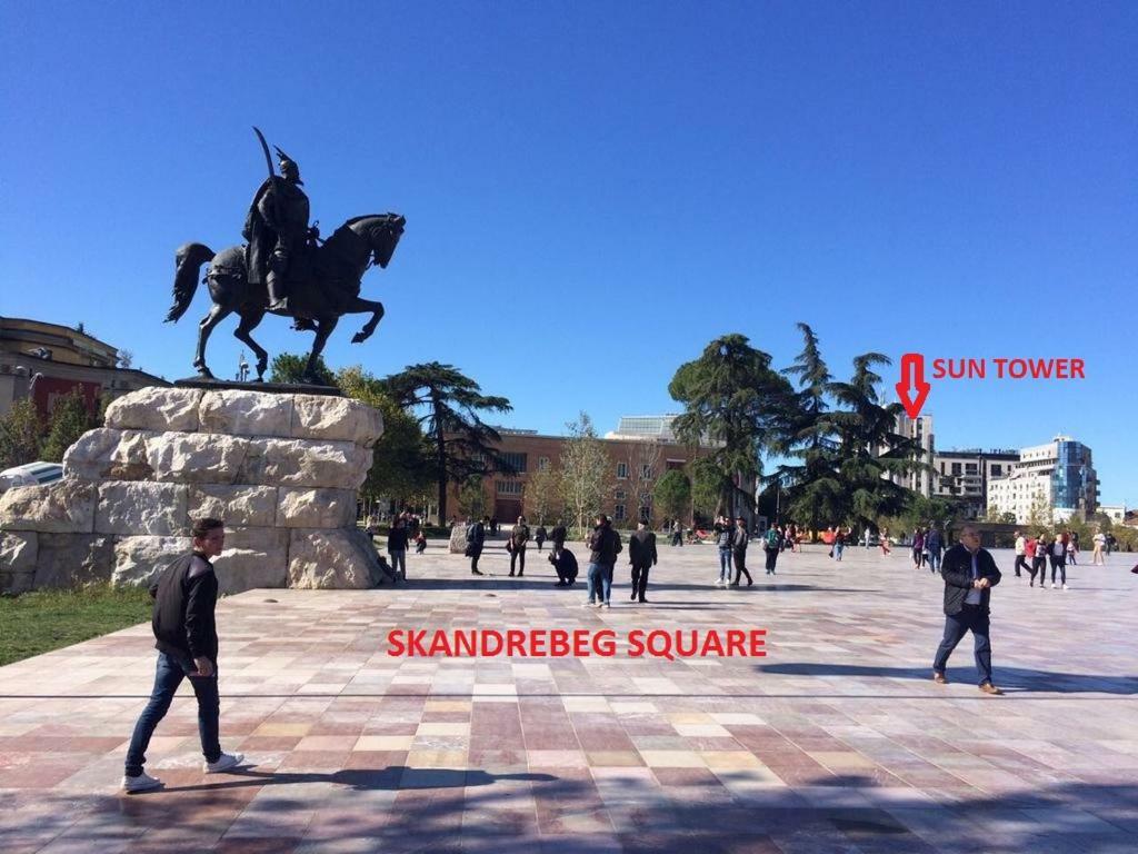 Sun Tower-Center Of Tirana Apartment ภายนอก รูปภาพ